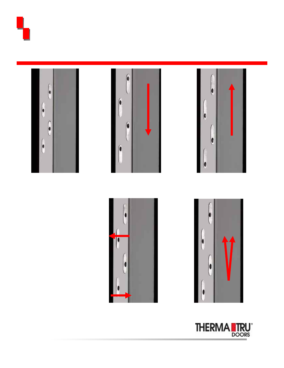 Adjustable hinge proedge™-functionality | Therma-Tru Light Commercial Door none User Manual | Page 5 / 16