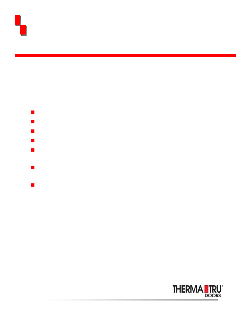 Therma-Tru Light Commercial Door none User Manual | Page 7 / 16