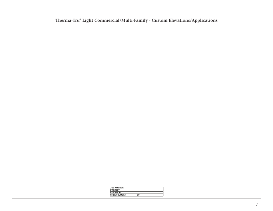 7therma-tru | Therma-Tru Light Commercial Doors and Frames User Manual | Page 7 / 13