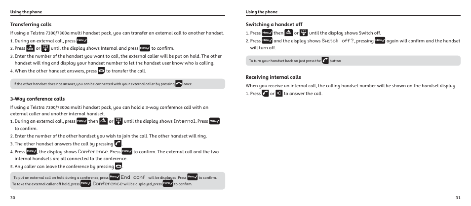 Telstrat 7300A User Manual | Page 16 / 39