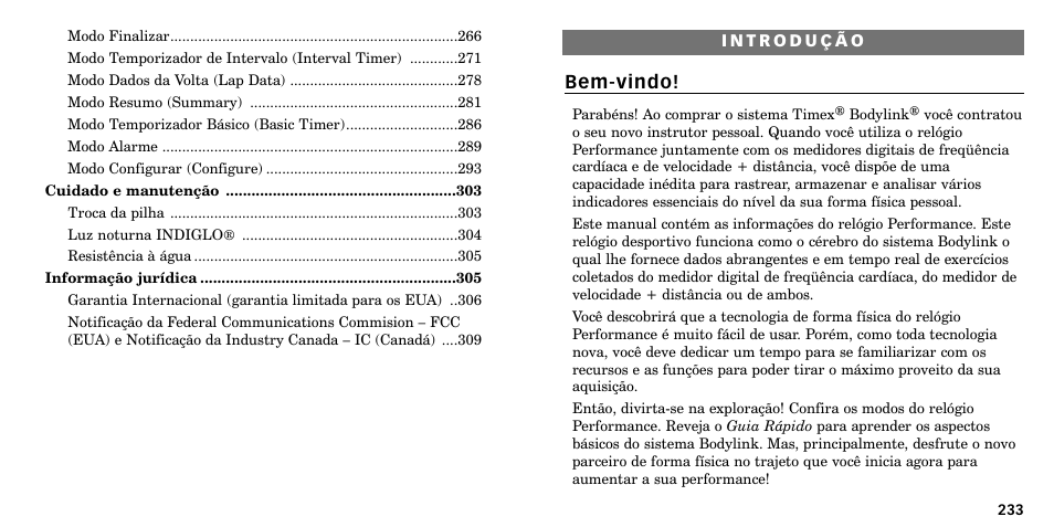 Bem-vindo | Timex W-219 User Manual | Page 119 / 158