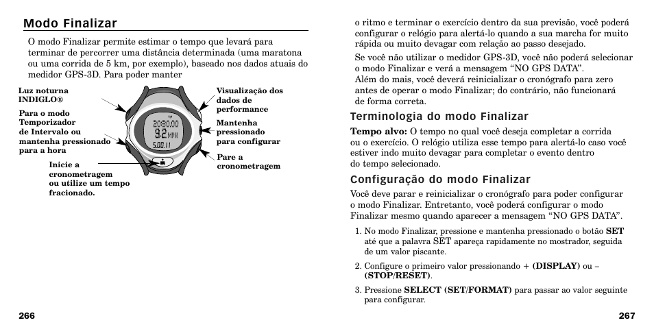 Modo finalizar | Timex W-219 User Manual | Page 136 / 158