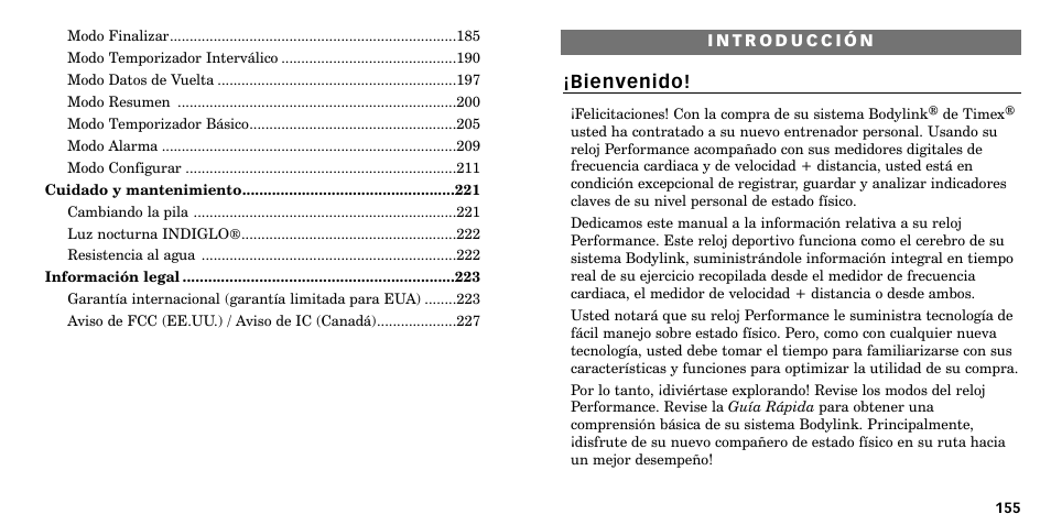 Bienvenido | Timex W-219 User Manual | Page 80 / 158