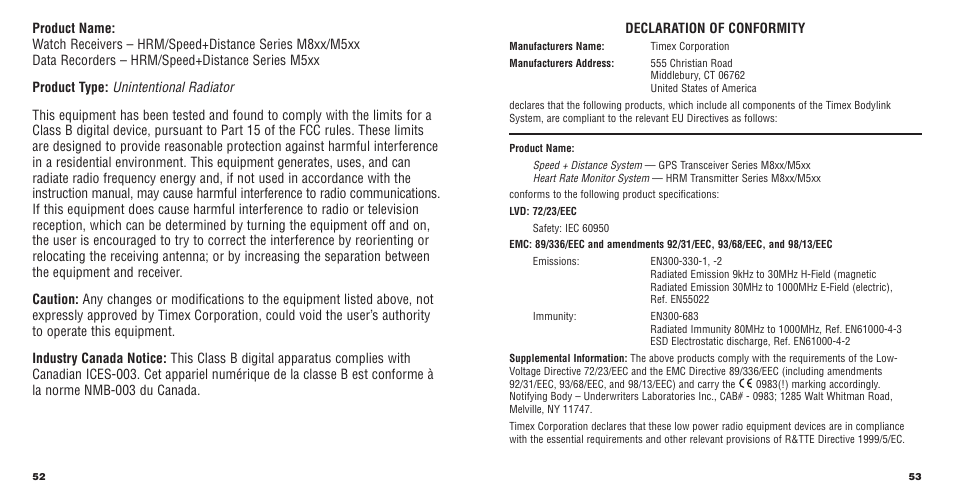 Timex W177 User Manual | Page 28 / 29