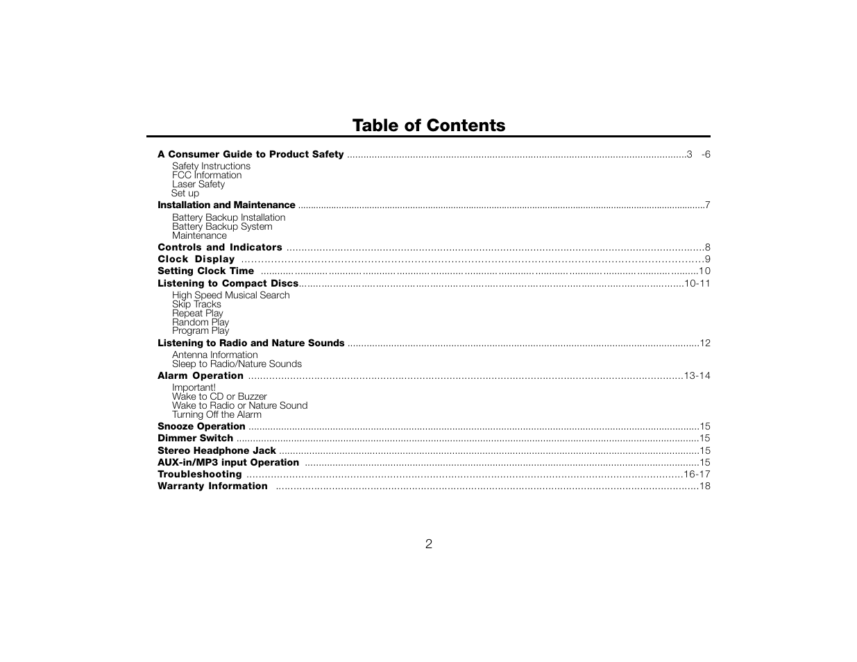 Timex T609 User Manual | Page 3 / 19