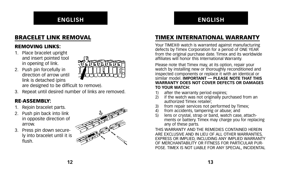 Timex W231 User Manual | Page 11 / 43