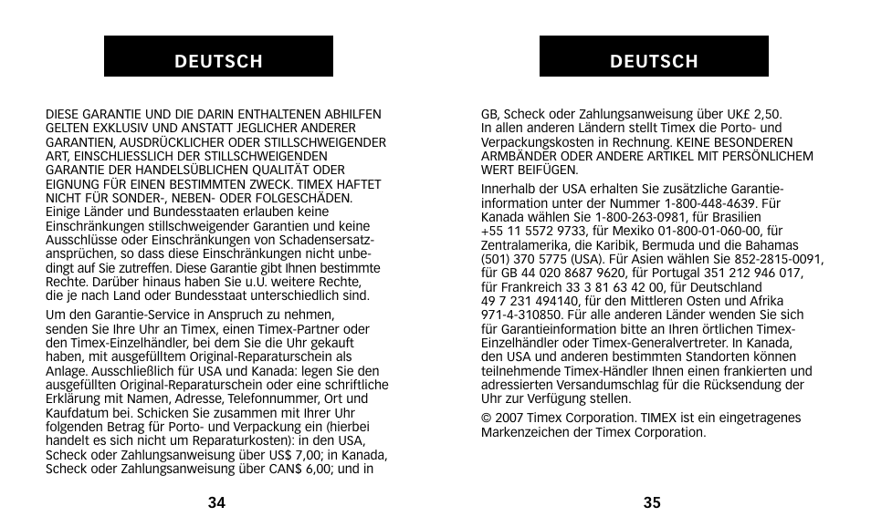Timex W231 User Manual | Page 22 / 43