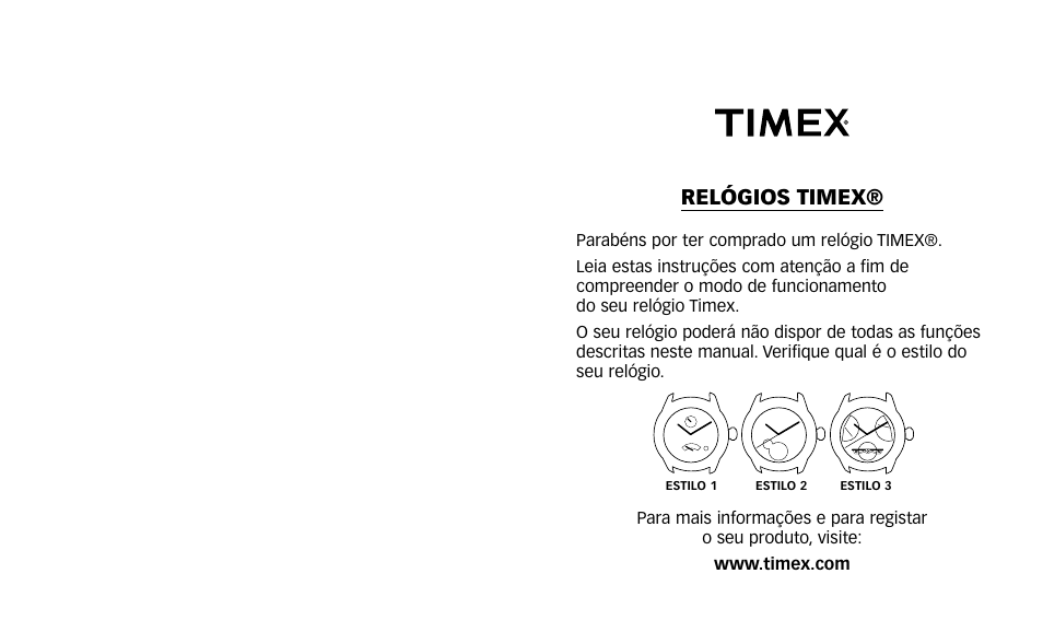 Timex W231 User Manual | Page 34 / 43