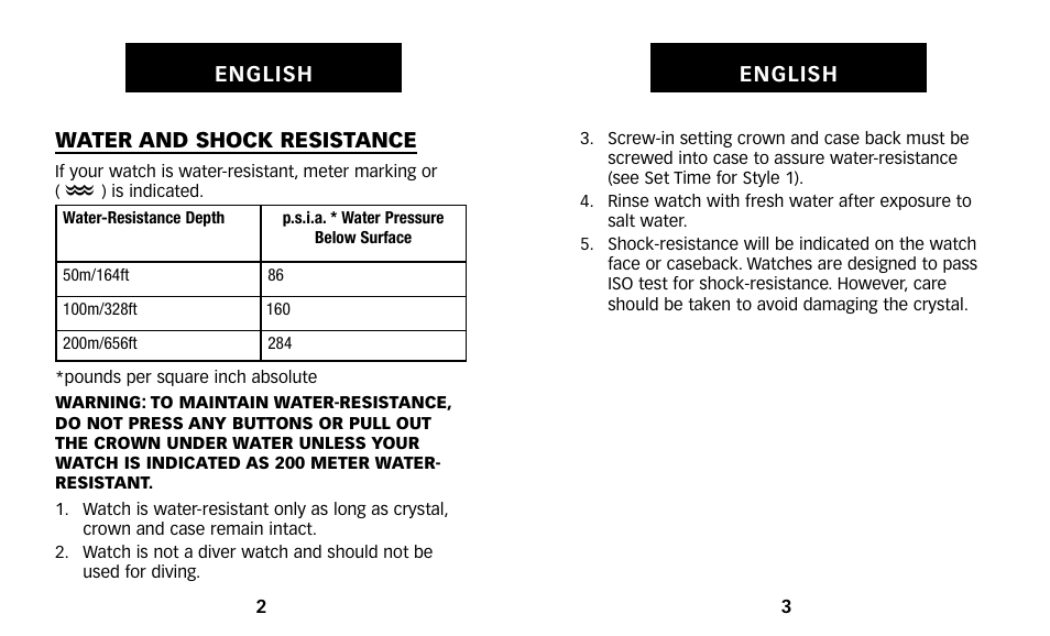 Timex W231 User Manual | Page 6 / 43