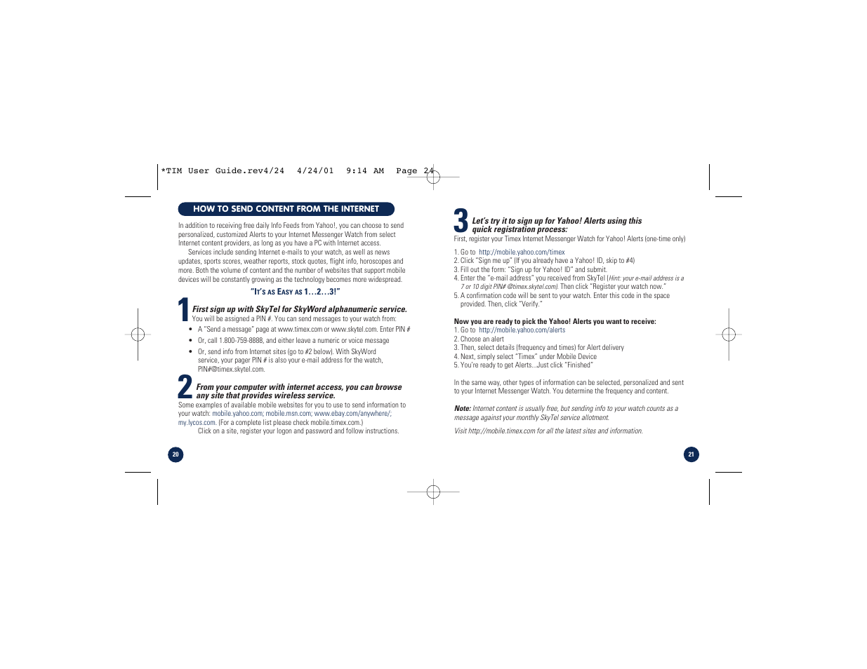 Timex M828 User Manual | Page 12 / 25