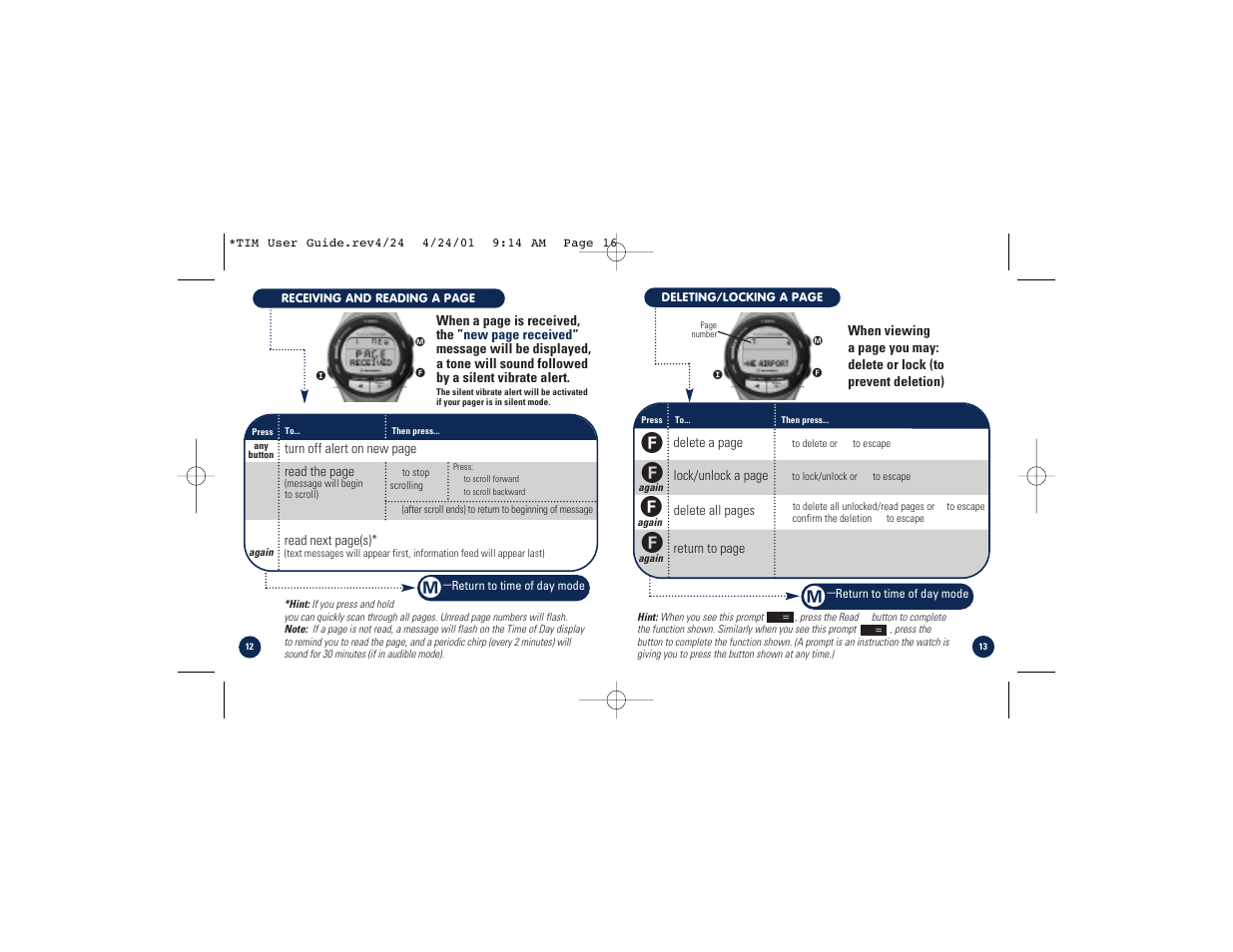 Timex M828 User Manual | Page 8 / 25