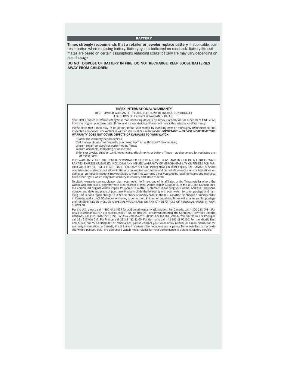Timex W-865 User Manual | Page 4 / 4