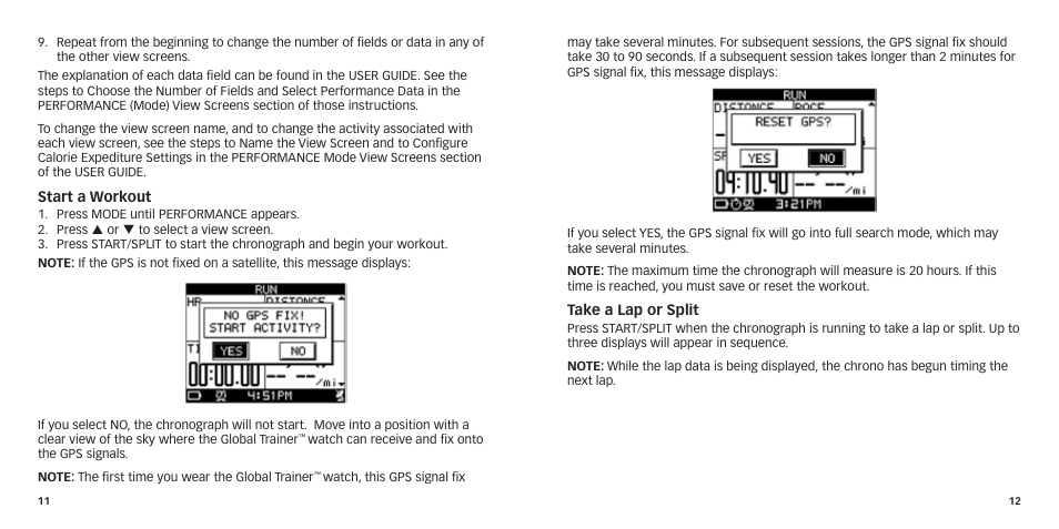 Timex GlobalTrainer US QSG User Manual | Page 8 / 14
