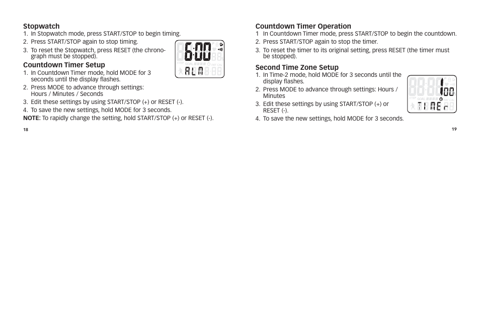 Timex HEALTH TOUCH W265 User Manual | Page 11 / 18