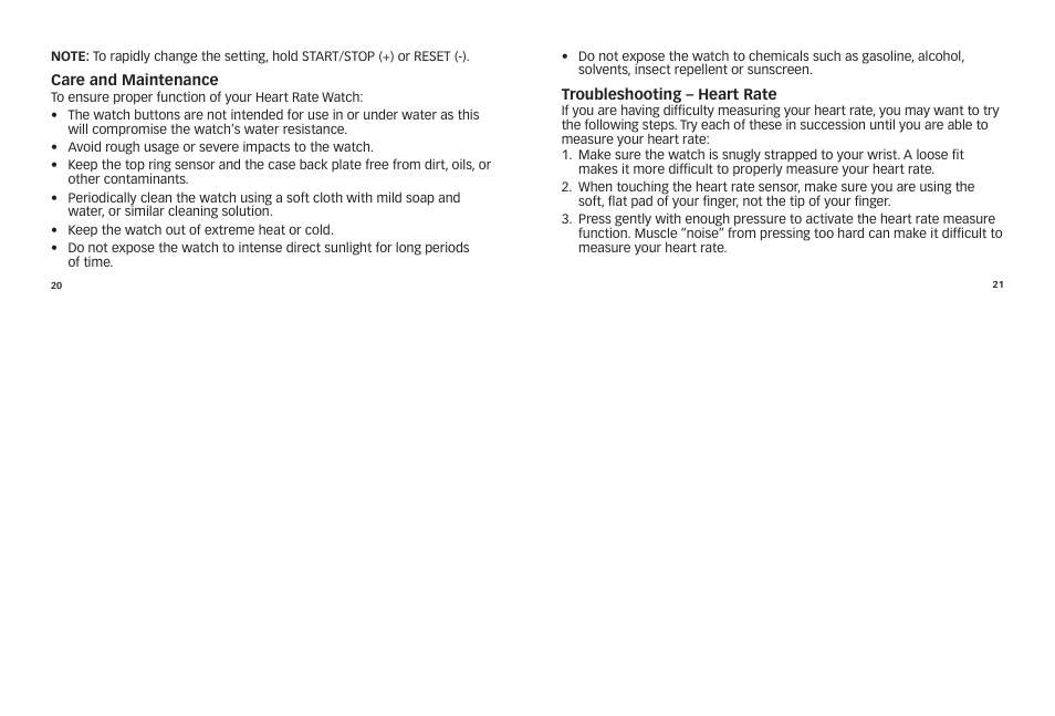 Timex HEALTH TOUCH W265 User Manual | Page 12 / 18