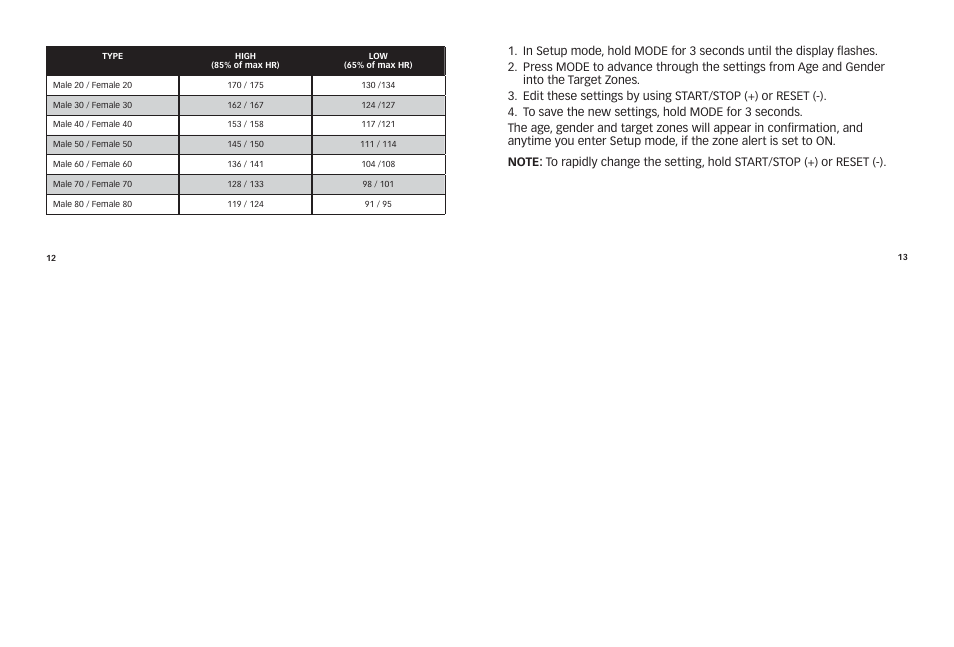 Timex HEALTH TOUCH W265 User Manual | Page 8 / 18
