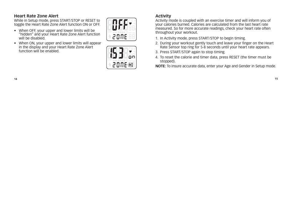 Timex HEALTH TOUCH W265 User Manual | Page 9 / 18