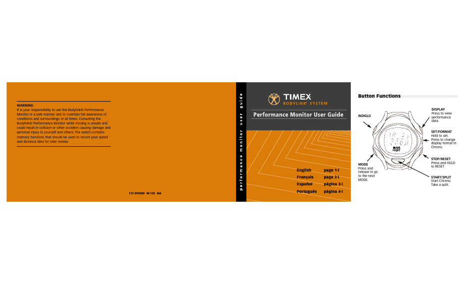 Timex Bodylink 117-095000 User Manual | 38 pages