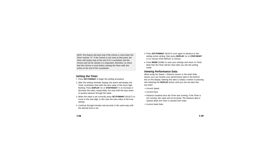 Timex Bodylink 117-095000 User Manual | Page 24 / 38