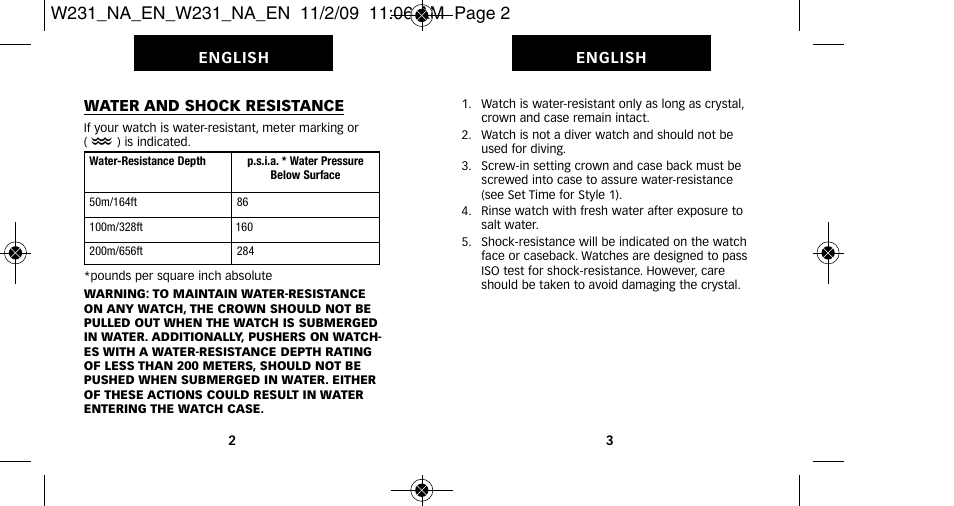 Timex 714-095005-01 User Manual | Page 6 / 14