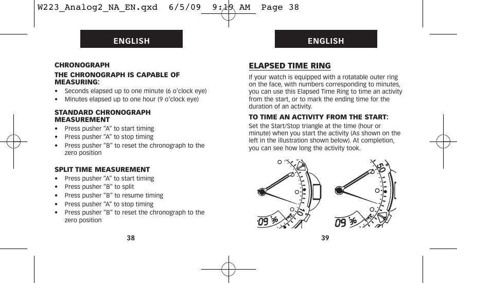 Timex 222-0950012 User Manual | Page 23 / 28