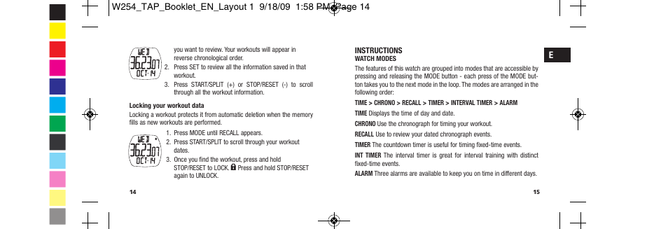 Timex Ironman Sleek 509-095000-02 NA User Manual | Page 10 / 24