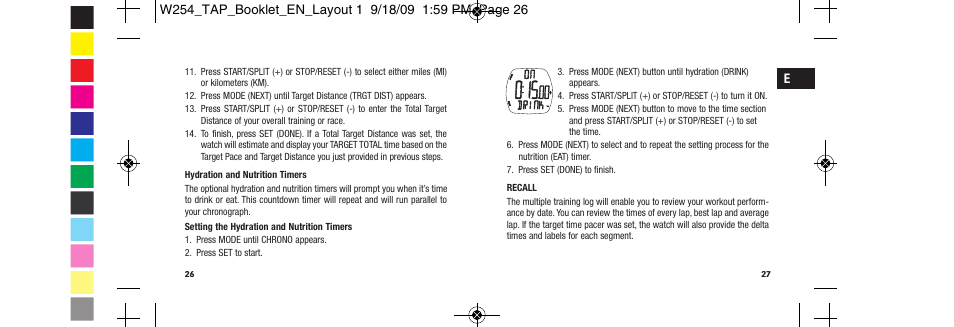 Timex Ironman Sleek 509-095000-02 NA User Manual | Page 16 / 24