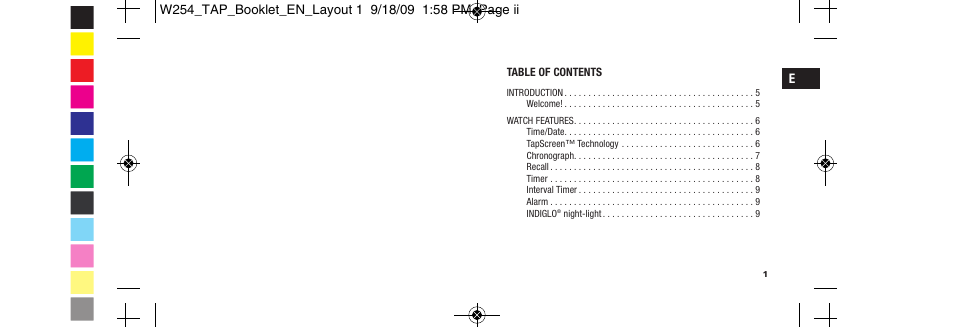 Timex Ironman Sleek 509-095000-02 NA User Manual | Page 3 / 24