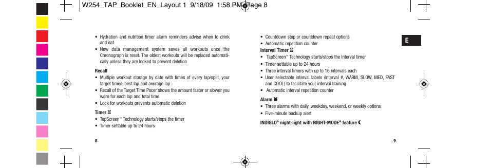 Timex Ironman Sleek 509-095000-02 NA User Manual | Page 7 / 24