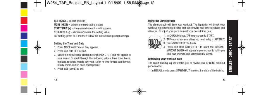 Timex Ironman Sleek 509-095000-02 NA User Manual | Page 9 / 24