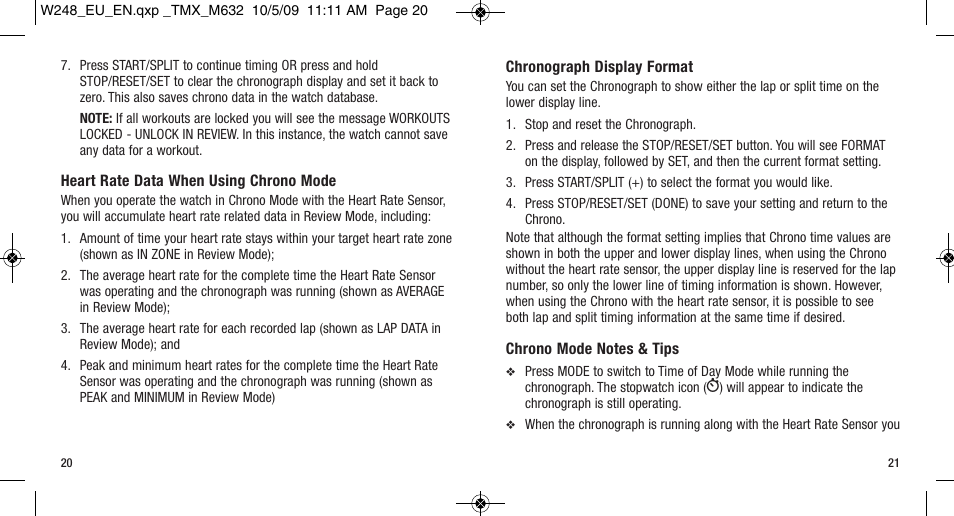 Timex W-248 User Manual | Page 14 / 35
