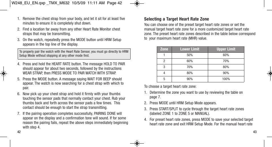 Timex W-248 User Manual | Page 25 / 35