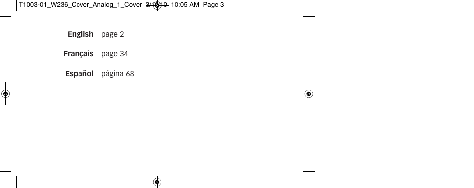 Timex W236 User Manual | Page 2 / 18