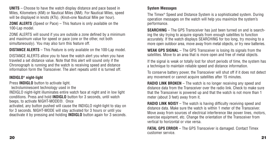 Timex 568-095003 User Manual | Page 12 / 16