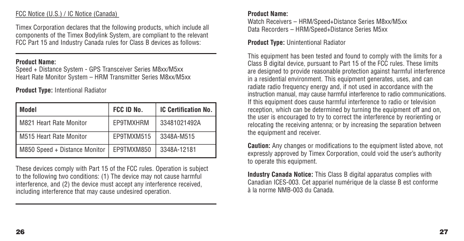 Timex 568-095003 User Manual | Page 15 / 16