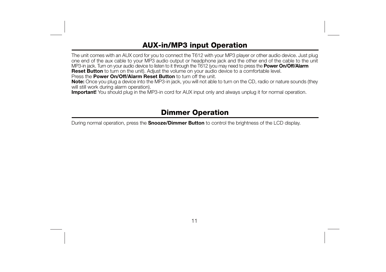 Timex T612S User Manual | Page 12 / 13