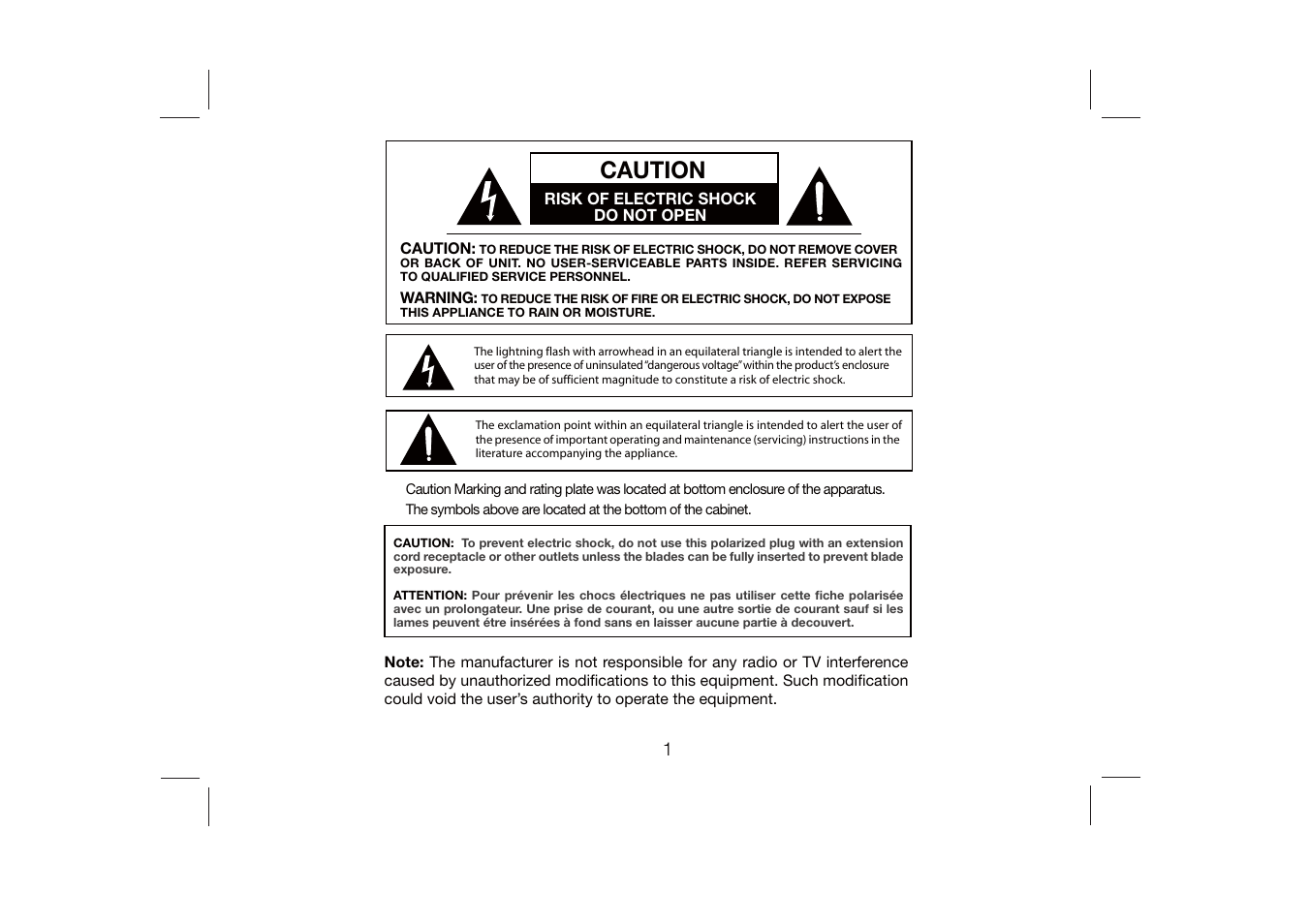 Caution | Timex T612S User Manual | Page 2 / 13