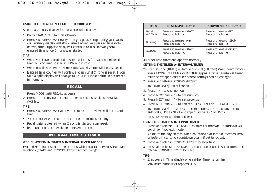 Timex 805-095003 User Manual | Page 5 / 8