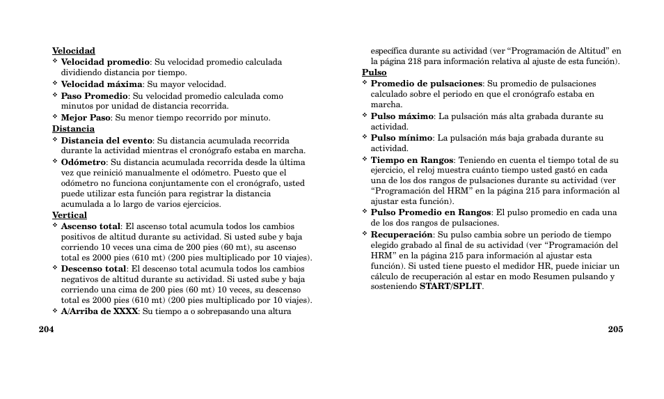 Timex M185 User Manual | Page 104 / 207