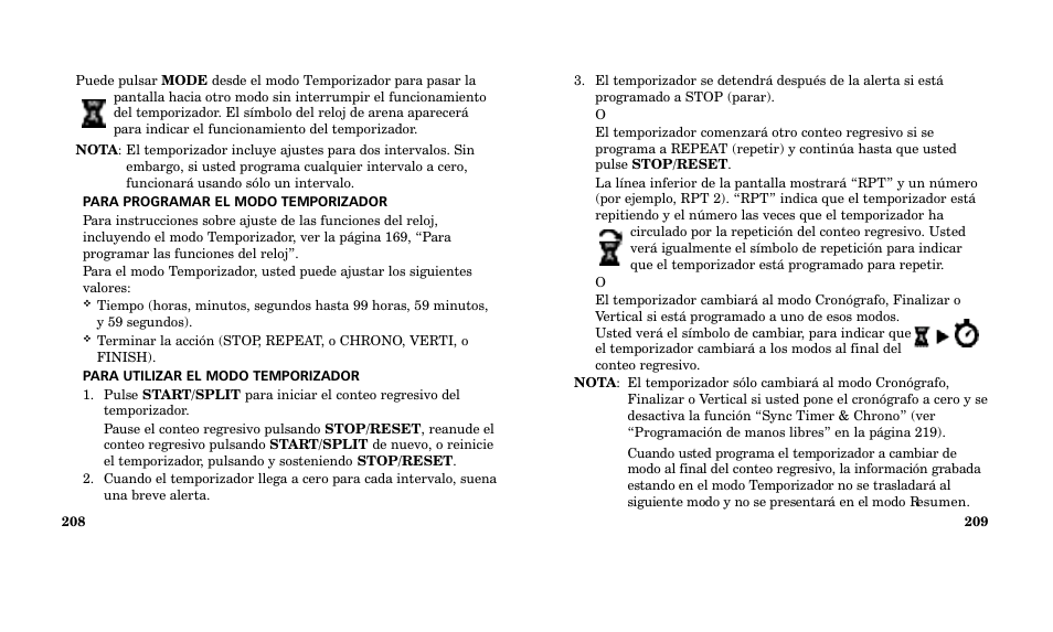 Timex M185 User Manual | Page 106 / 207