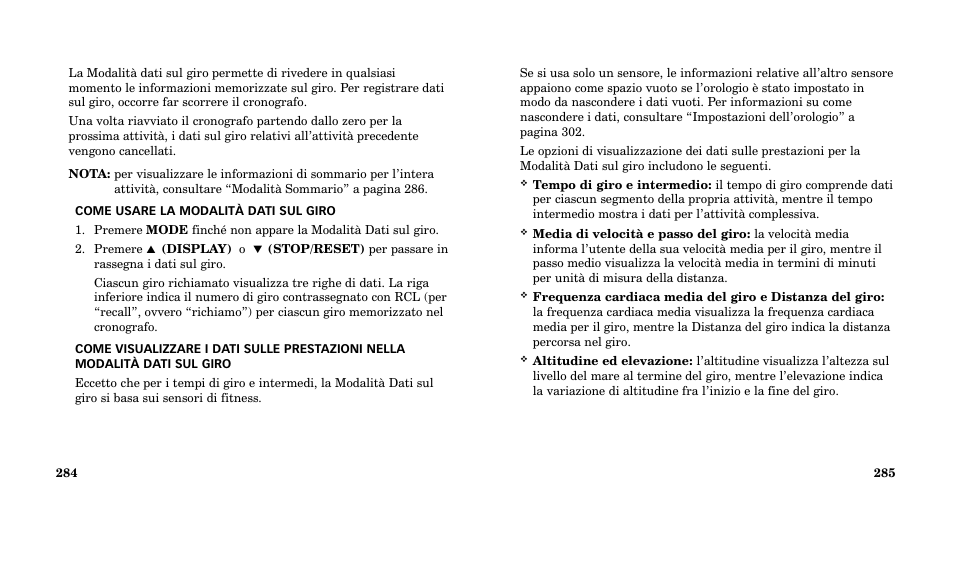 Timex M185 User Manual | Page 144 / 207