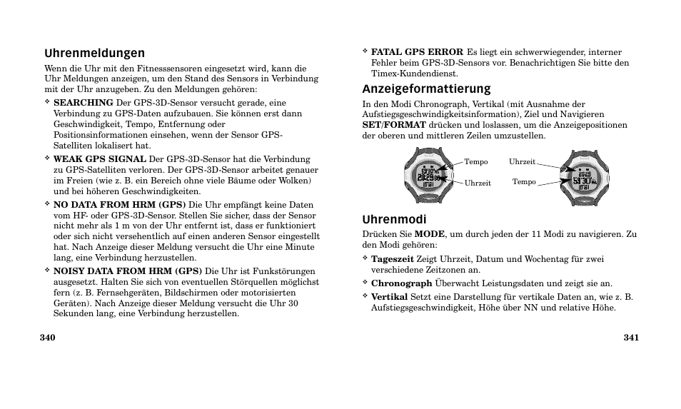Timex M185 User Manual | Page 172 / 207