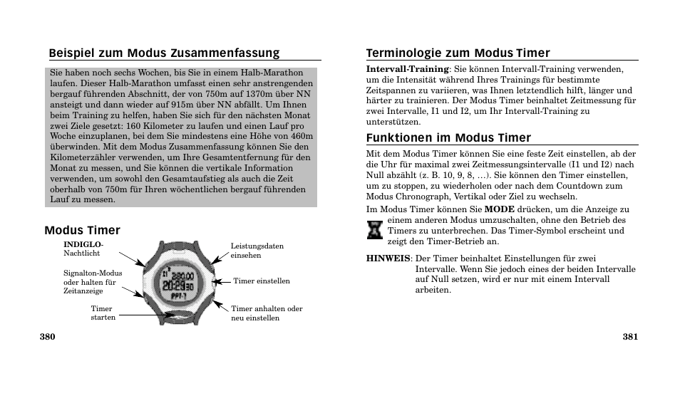 Timex M185 User Manual | Page 192 / 207