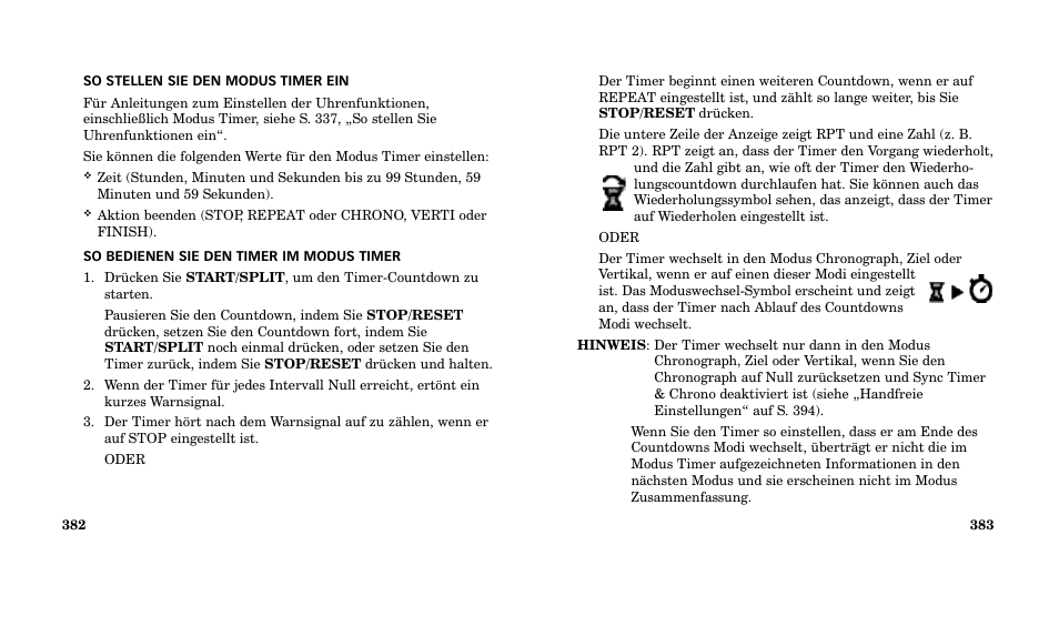 Timex M185 User Manual | Page 193 / 207