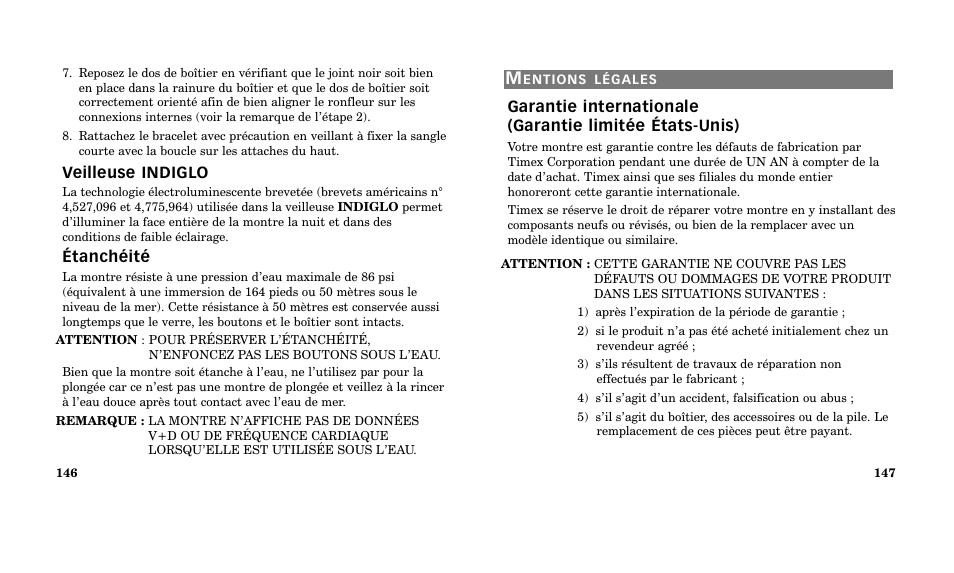 Timex M185 User Manual | Page 75 / 207