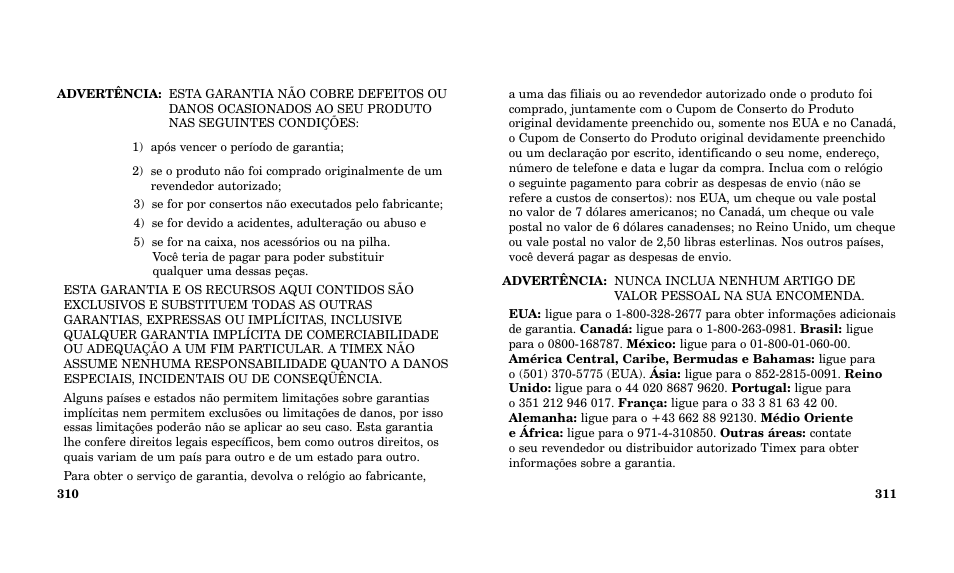 Timex Performance Watch User Manual | Page 157 / 159