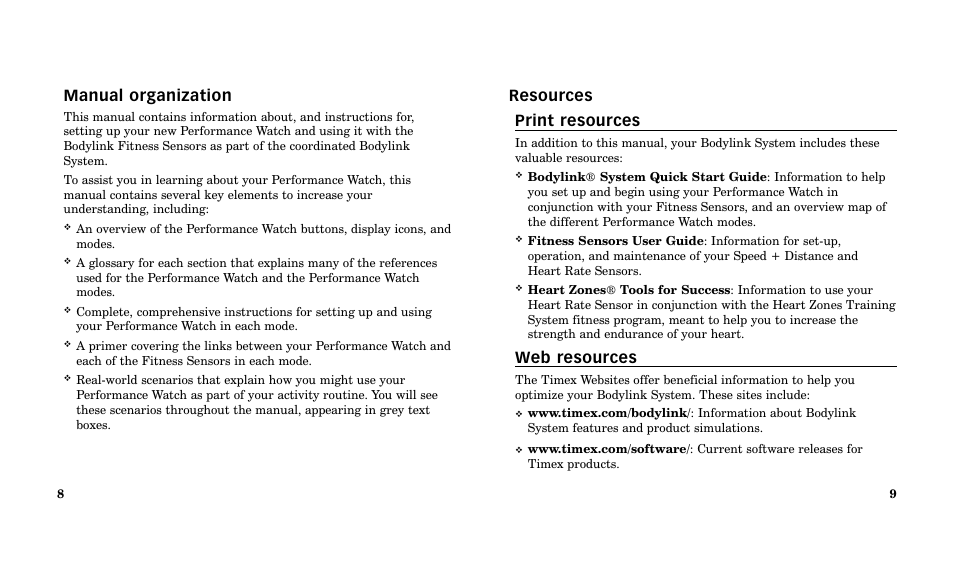 Timex Performance Watch User Manual | Page 6 / 159