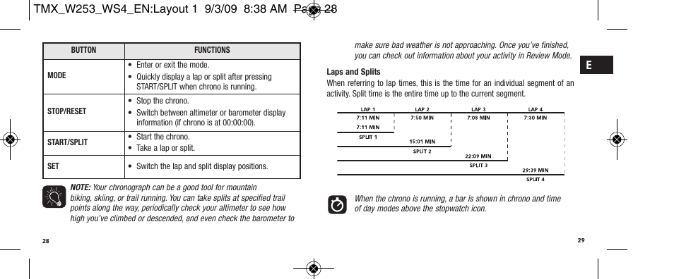 Timex Expedition WS4 User Manual | Page 17 / 25