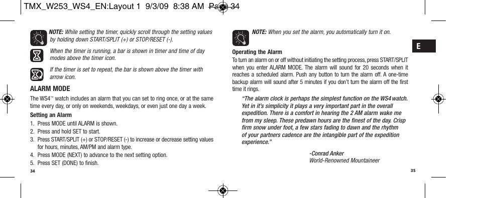 Timex Expedition WS4 User Manual | Page 20 / 25