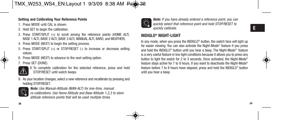 Timex Expedition WS4 User Manual | Page 22 / 25